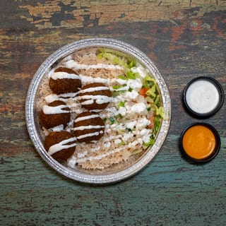 Falafel Over Rice